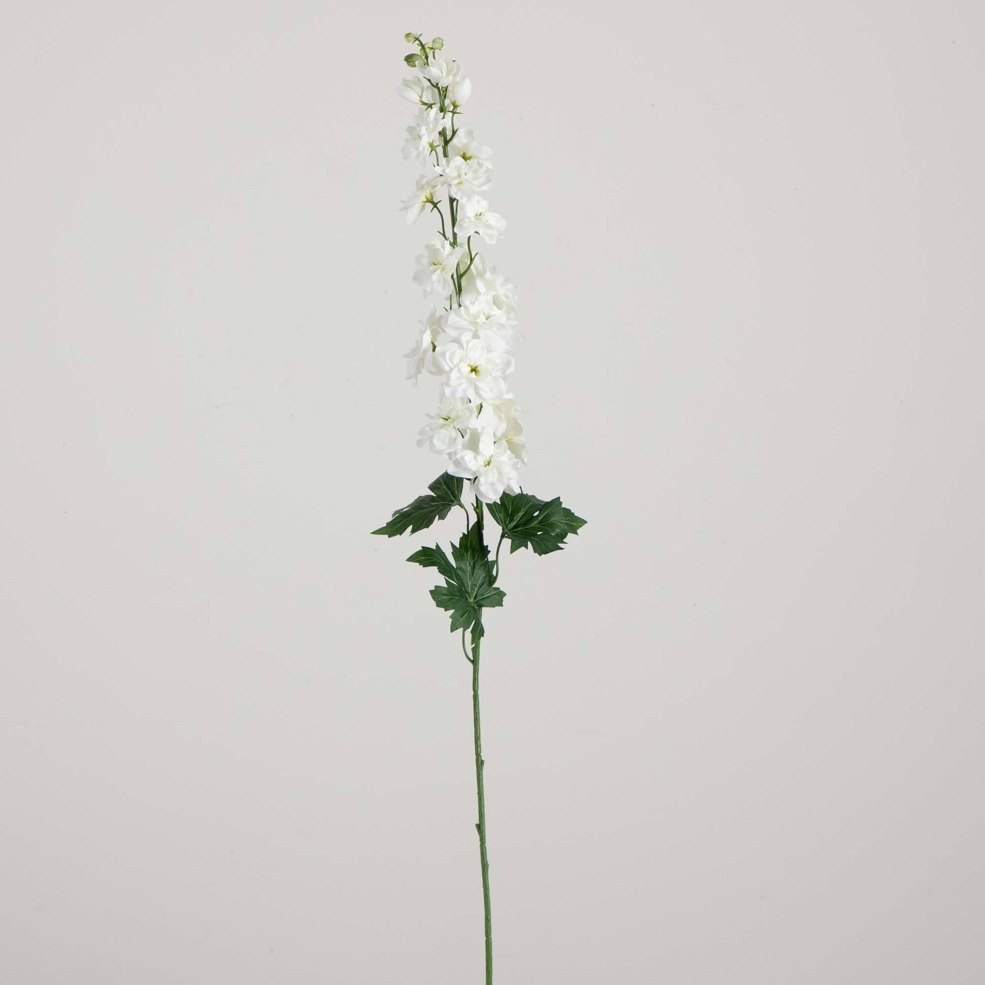 39" White Delphinium Flower Stems, 3ct.
